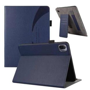 For Xiaomi Pad 5 / 5 Pro Litchi Texture Leather Sucker Tablet Case(Dark Blue)