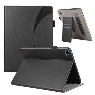 For Huawei MatePad SE 10.4 Litchi Texture Leather Sucker Tablet Case(Black)
