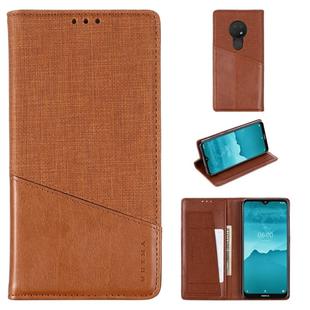 For Nokia 6.2 MUXMA MX109 Horizontal Flip Leather Case with Holder & Card Slot & Wallet(Brown)