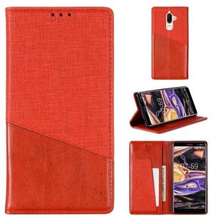 For Nokia 7 Plus MUXMA MX109 Horizontal Flip Leather Case with Holder & Card Slot & Wallet(Red)