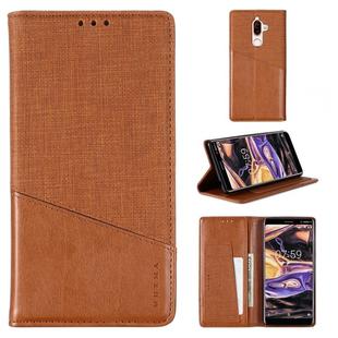 For Nokia 7 Plus MUXMA MX109 Horizontal Flip Leather Case with Holder & Card Slot & Wallet(Brown)