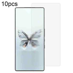 For ZTE nubia Red Magic 10 Pro+ 10pcs 0.26mm 9H 2.5D Tempered Glass Film