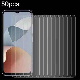 For ZTE Blade A54 50pcs 0.26mm 9H 2.5D Tempered Glass Film