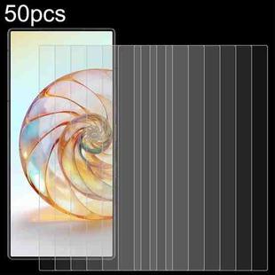 For ZTE nubia Z60 Ultra 50pcs 0.26mm 9H 2.5D Tempered Glass Film