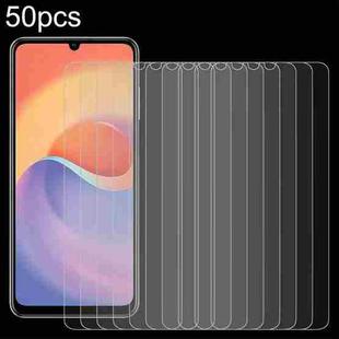 For ZTE Blade V40 Smart 50pcs 0.26mm 9H 2.5D Tempered Glass Film