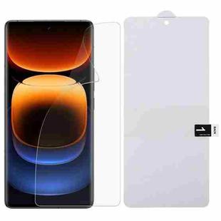 For vivo iQOO 12 Pro Full Screen Protector Explosion-proof Hydrogel Film