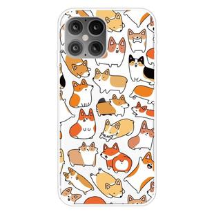 For iPhone 12 mini Pattern TPU Protective Case, Small Quantity Recommended Before Launching(Many Corgi)