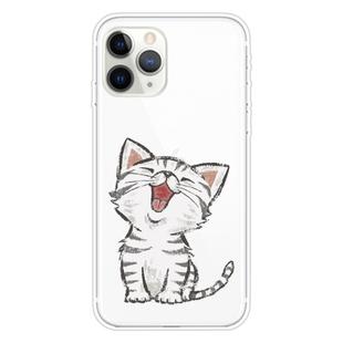 For iPhone 11 Pro Max Pattern TPU Protective Case(Laughing Cat)