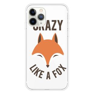 For iPhone 11 Pro Pattern TPU Protective Case(Fox Head)