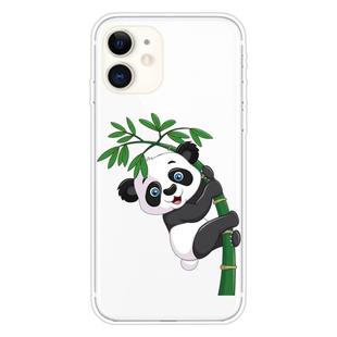 For iPhone 11 Pattern TPU Protective Case(Panda Climbing Bamboo)