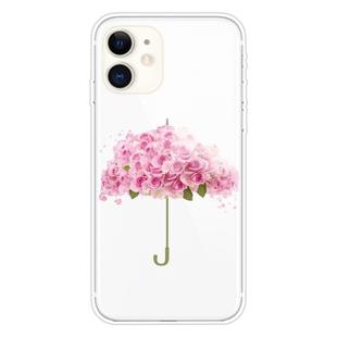For iPhone 11 Pattern TPU Protective Case(Flower Umbrella)