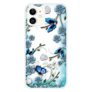 For iPhone 11 Pattern TPU Protective Case(Chrysanthemum Butterfly)