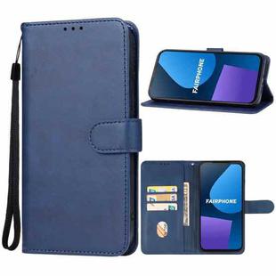 For Fairphone 5 Leather Phone Case(Blue)