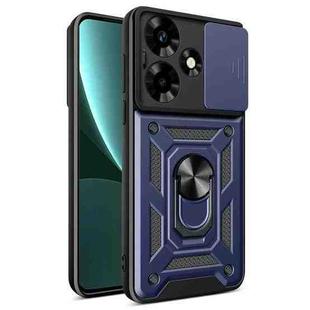 For Infinix Hot 30 Sliding Camera Cover Design TPU+PC Phone Case(Blue)