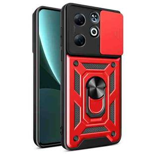 For Infinix Smart 8 Plus / 8 Pro Sliding Camera Cover Design TPU+PC Phone Case(Red)