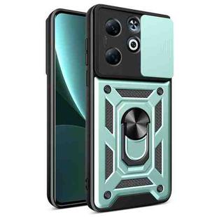 For Infinix Smart 8 Plus / 8 Pro Sliding Camera Cover Design TPU+PC Phone Case(Green)