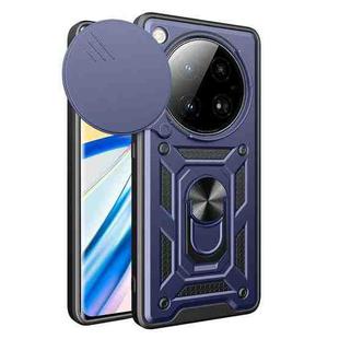 For Infinix Zero 40 5G Sliding Camera Cover Design TPU+PC Phone Case(Blue)