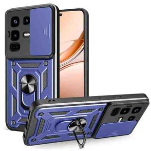 For Infinix Note 50 Pro 4G Sliding Camera Cover Design TPU+PC Phone Case(Blue)