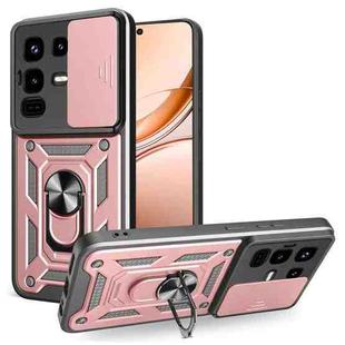 For Infinix Note 50 Pro 4G Sliding Camera Cover Design TPU+PC Phone Case(Rose Gold)