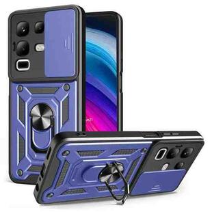 For Infinix Note 50x Sliding Camera Cover Design TPU+PC Phone Case(Blue)