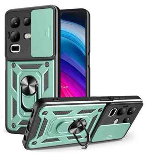 For Infinix Note 50x Sliding Camera Cover Design TPU+PC Phone Case(Green)