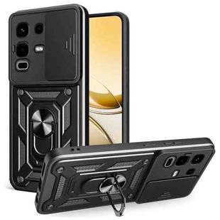 For Infinix Note 50s Sliding Camera Cover Design TPU+PC Phone Case(Black)