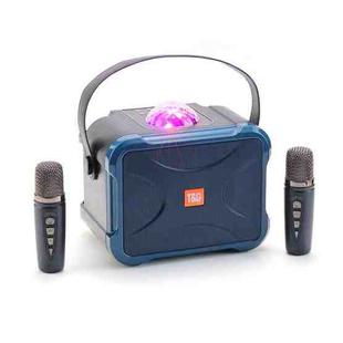 T&G TG543 Colorful Integrated Handheld Karaoke Wireless Bluetooth Speaker(Blue)