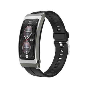 K7 1.14 inch TFT Screen Smart Call Bracelet, BT Call / Heart Rate / Blood Pressure / Blood Oxygen, Strap:Silicone Strap(Tarnish)
