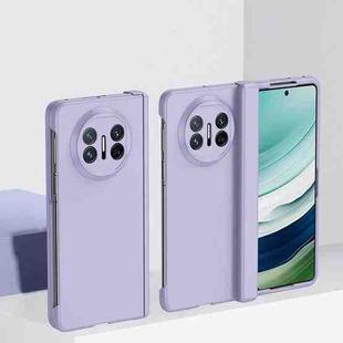 For Huawei Mate X5 3 in 1 Skin Feel PC Phone Case(Sakura Purple)