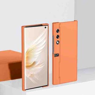 For Honor V Purse Ultra-thin Skin Feel PC Shockproof Phone Case(Orange)