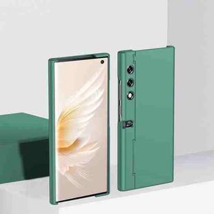 For Honor V Purse Ultra-thin Skin Feel PC Shockproof Phone Case(Dark Green)
