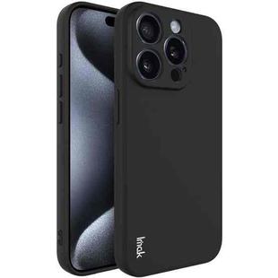 For iPhone 15 Pro imak UC-4 Series Straight Edge TPU Phone Case(Black)