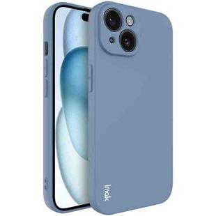 For iPhone 15 Plus imak UC-4 Series Straight Edge TPU Phone Case(Grey)