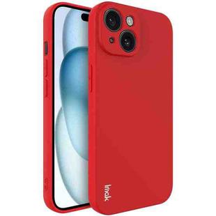 For iPhone 15 imak UC-4 Series Straight Edge TPU Phone Case(Red)