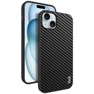 For iPhone 15 Plus IMAK LX-5 Series Shockproof PC + PU + TPU Protective Phone Case(Carbon Fiber Texture)