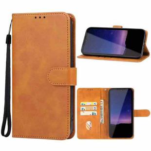 For CAT S75 Leather Phone Case(Brown)