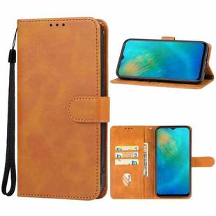 For OUKITEL C38 Leather Phone Case(Brown)