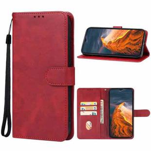For OUKITEL WP50 Leather Phone Case(Red)