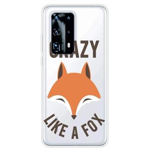 For Huawei P40 Pro+ Shockproof Painted TPU Protective Case(Fox)