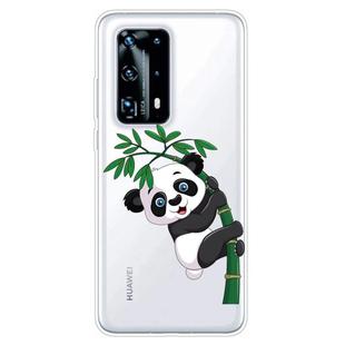 For Huawei P40 Pro+ Shockproof Painted TPU Protective Case(Bamboo Panda)