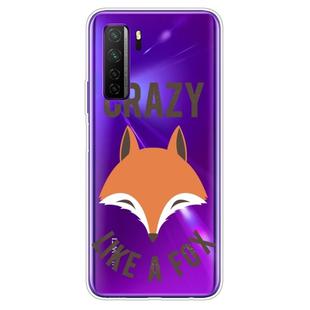 For Huawei P40 lite 5G / nova 7 SE Shockproof Painted TPU Protective Case(Fox)