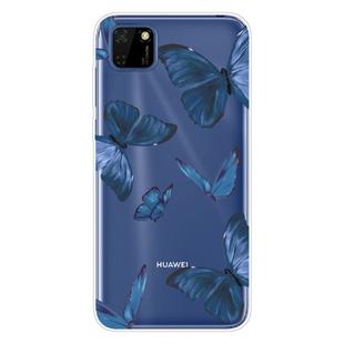 For Huawei Y5p / Honor 9S Shockproof Painted TPU Protective Case(Blue Butterfly)