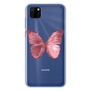 For Huawei Y5p / Honor 9S Shockproof Painted TPU Protective Case(Red Butterfly)