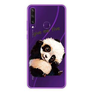 For Huawei Y6p Shockproof Painted TPU Protective Case(Fighting Panda)