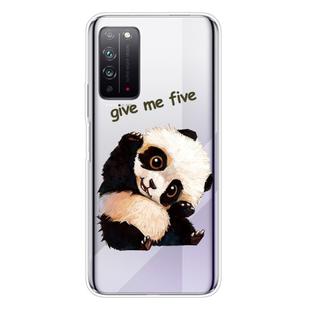 For Huawei Honor X10 5G Shockproof Painted TPU Protective Case(Fighting Panda)