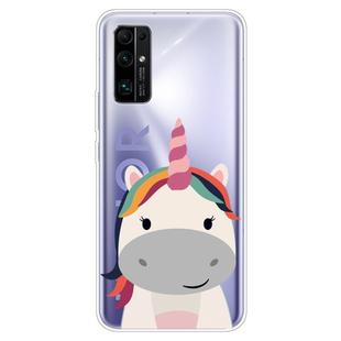 For Huawei Honor 30 Pro Shockproof Painted TPU Protective Case(Fat Unicorn)
