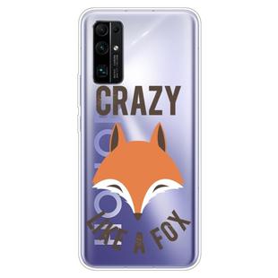 For Huawei Honor 30 Pro Shockproof Painted TPU Protective Case(Fox)