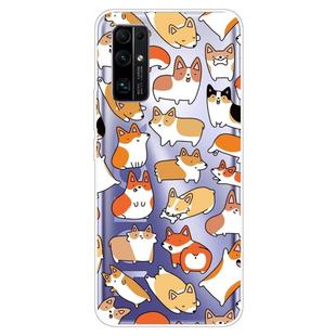 For Huawei Honor 30S Shockproof Painted TPU Protective Case(Corgis)