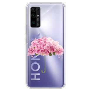 For Huawei Honor 30S Shockproof Painted TPU Protective Case(Flower Umbrella)