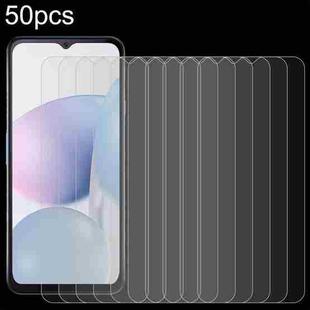 For Cubot Note 50 50pcs 0.26mm 9H 2.5D Tempered Glass Film